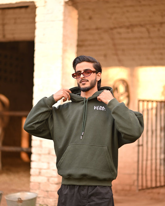 Olive Green - Moon Vero Hoodie