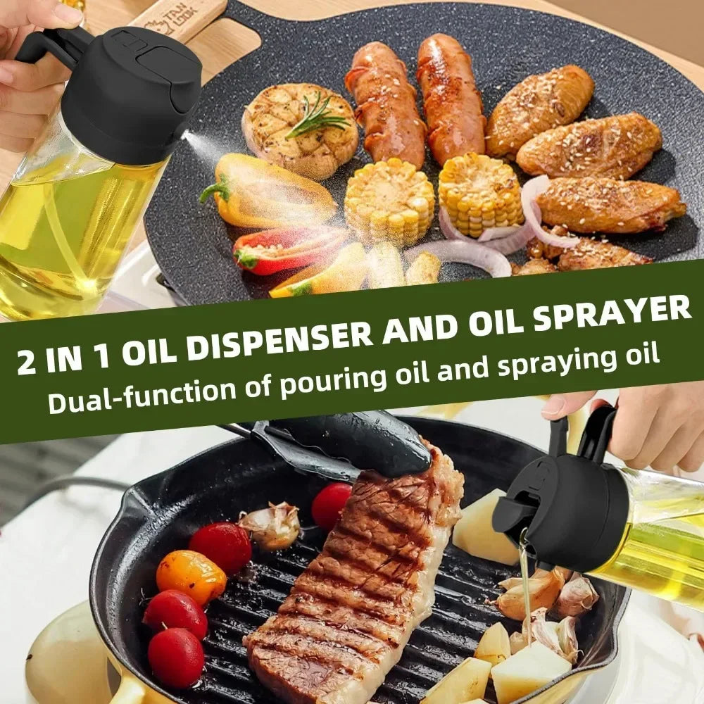 OilMaster™ 2-in-1 Spray & Pour Bottle