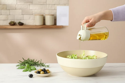 Pour and Spray Oil Dispenser Bottle – High Capacity Kitchen Fryer for Olive Oil